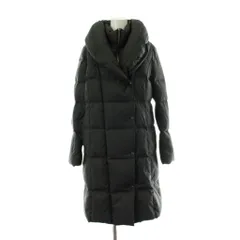 コムサデモード COMME CA DU MODE ロング ダウンコート 9 黒 ブラック ショールカラー 00-28UD07 /PP ■GY64のサムネイル