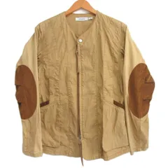 ノンネイティブ nonnative HUNTER JACKET ハンタージャケット C/N オックスフォード ブルゾン エルボーパッチ NN-J3505 茶 ブラウン サイズ0 IBO84のサムネイル