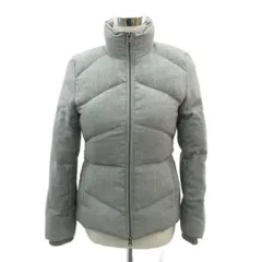 バナナリパブリック BANANA REPUBLIC ダウンジャケット 上着 ミドル丈 XS グレー スタンドカラー /SM25 ■ECC001のサムネイル