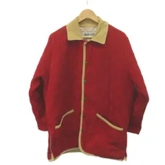 ユナイテッドアローズ ブルーレーベル UNITED ARROWS BLUE LABEL コート ミドル丈 M 赤 レッド キルティング 長袖 コーデュロイ襟 /MD ■ECA004のサムネイル
