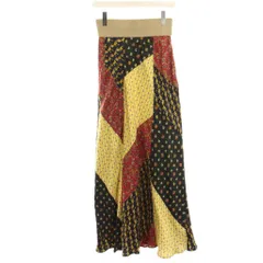ミュラー オブ ヨシオクボ muller of yoshiokubo × BARNEYS NEW YORK フレアスカート マキシ ロング 総柄 絹 シルク 38 マルチカラー MLS17422SP /HNのサムネイル
