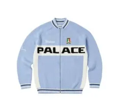 PALACE サイクル ジップアップニット ブルーのサムネイル