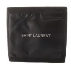 サンローラン パリ SAINT LAURENT PARIS NUXX EAST/WEST WALLET 財布 二つ折り ナイロン ブラック 588191 /YO26 ■OHのサムネイル