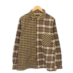 アボンタージ A VONTADE ネルシャツ 長袖 クレイジーチェック M 茶 /KHのサムネイル