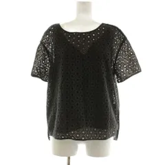 バイ マレーネ ビルガー BY MALENE BIRGER ブラウス カットソー 半袖 総レース 34 茶 ブラウン 黒 ブラック ONESTIAN /ORのサムネイル