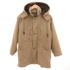 ザ スコッチ ハウス The Scotch House モッズコート フード 中綿 ミドル丈 M 茶 ブラウン /JS ■GY42のサムネイル