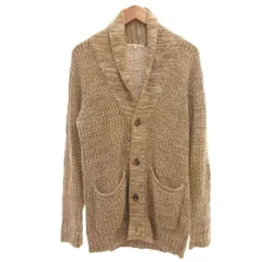 ブラウニー BROWNY ヴィンテージ VINTAGE カーディガン M 茶 ブラウン ショールカラー 長袖 パッチポケット /ML ■ECF004のサムネイル