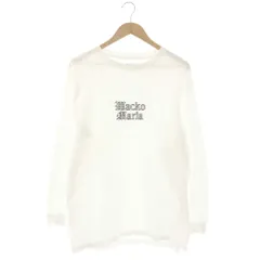 ワコマリア WACKO MARIA 24SS ロゴ刺繍長袖Tシャツ ロンT カットソー L 白 黒 /CX ■OS のサムネイル