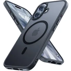Miracase iphone 17 ケース【Magsafe対応・MIL米軍規格】iphone17 ケース 耐衝撃あいふおん17ケース、傷防止、落下耐性、指紋防止、黄ばみ防止、放熱、ストラップホール付き、薄くて肌に優しいデザイン、金属ボタン、マット、フロス 1のサムネイル
