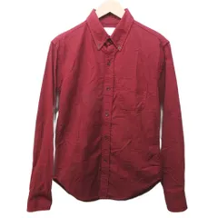 バンドオブアウトサイダーズ Band of Outsiders ボタンダウンシャツ BDシャツ コットン 長袖 1 約XS 赤茶 系 IBO89 0226のサムネイル