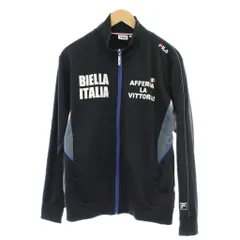 フィラ FILA ジャージ 上着 L 黒 ブラック 長袖 ロゴプリント /GP ■GY60のサムネイル