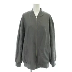 アイテムズ アーバンリサーチ ITEMS URBANRESEARCH ストレッチ MA-1 ジャケット ブルゾン 上着 M グレー 無地 長袖 リブ襟 IT36-17A009 /APのサムネイル