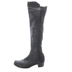 スチュアートワイツマン STUART WEITZMAN ニーハイ ロングブーツ 切替 38.5 黒のサムネイル