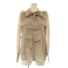 スウィングル Swingle 24SS タックプリーツショルダーシアーブラウス 長袖 ボウタイ F ピンク /MY ■OSのサムネイル