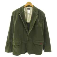 パタゴニア Patagonia スポークンワードジャケット コーデュロイ テーラード 背抜き 3B エルボーパッチ L カーキ 27591F7 0427のサムネイル