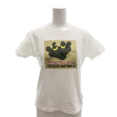 モノコムサ MONO COMME CA 美品 Tシャツ カットソー XS 白 ホワイト 半袖 キャラクタープリント ロゴプリント /MXのサムネイル