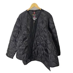 アルファ ALPHA Industries × CDG AD2023 キルティングジャケット ブルゾン 中綿 変形デザイン SZ-J028 XL ブラックのサムネイル