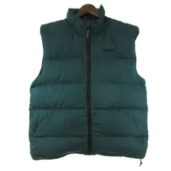 マーモット MARMOT 90's ヴィンテージ グースダウンベスト アウター ナイロン 緑 グリーン Mのサムネイル