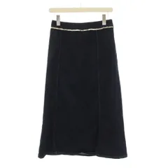 クロエ CHLOE デニムスカート ロング ビジュー 36 紺 ネイビー /YMのサムネイル