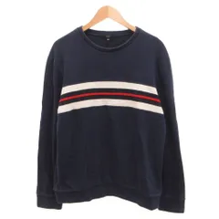 グッチ GUCCI スウェット トレーナー ライン XXL 紺 ネイビー /JS ■GY18のサムネイル