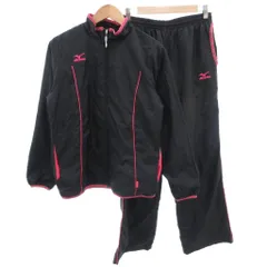 ミズノ MIZUNO セットアップ ジャージ ブレスサーモ ウインドブレーカー ナイロンジャケット イージー パンツ L 黒 ブラック /FFのサムネイル
