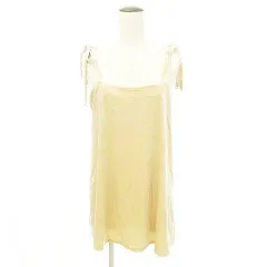 ダブルクローゼット w closet タグ付き ベロア キャミソール ラメドット F ベージュ ■GY54のサムネイル