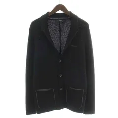 ロベルトコリーナ ROBERTO COLLINA カーディガン ニット 長袖 ウール 48 L 黒 ブラック /NW3のサムネイル