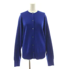 エーピーストゥディオ AP STUDIO 23AW wool C/N cardigan ニットカーディガン 長袖 クルーネック ウール 青 ブルー 23080586600030 /KUのサムネイル