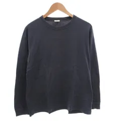 ループウィラー LOOPWHEELER Tシャツ ロンT 長袖 ロゴ M 紺 ネイビー /FFのサムネイル