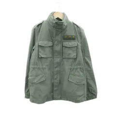 アダムエロペ Adam et Rope' M-65 ミリタリージャケット 上着 ミドル丈 ライナー付き 1 カーキ スタンドカラー /SM34 ■ECC001のサムネイル