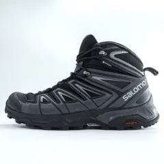SALOMON X ULTRA 3 MID GORE-TEX トレッキングシューズ ハイキングブーツ 26cm ブラック 防水 ゴアテックス Orthlite 398674のサムネイル