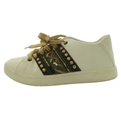 デシグアル Desigual コズミック エキゾチック ゴールド COSMIC EXOTIC GOLD スニーカー US6.5 マルチカラー 白 ホワイト ゴールドカラー /SS ■OS ■ECE005のサムネイル