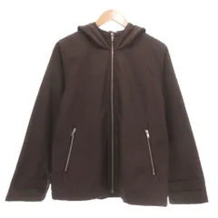 アイテムズ アーバンリサーチ ITEMS URBANRESEARCH ZIPパーカ ジャケット 上着 38 茶 ブラウン 無地 フード付き 長袖 /SCのサムネイル