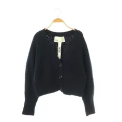ティッカ TICCA ラメVネックカーディガン ニット 長袖 F ネイビー /HK ■OSのサムネイル