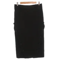 ニナリッチ NINA RICCI タイトスカート ロング 36 黒 ブラック /FF ■GY57のサムネイル