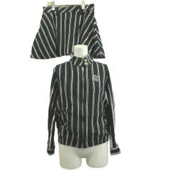 パーリーゲイツ PEARLY GATES ジャックバニー Jack Bunny!! セットアップ M 深緑 ディープグリーン ストライプ柄 スタンドカラー 長袖 /NP ■ECD004のサムネイル