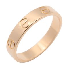 カルティエ CARTIER リング・指輪 ミニラブリング B4085200 K18PG（ピンクゴールド） ミニラブリング ユニセックス Used A