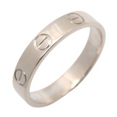 カルティエ CARTIER リング・指輪 ミニラブリング B4085100 K18WG（ホワイトゴールド） ミニラブリング ユニセックス Used A