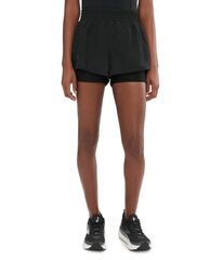 ブルックス レディース ボトムス ハーフパンツ・ショーツ ショートパンツ Brooks Dash 2in1Shorts Black ブラック