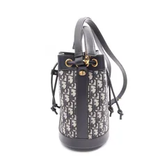 クリスチャンディオール Christian Dior リュックサック バックパック オブリーク スモール 3350UTZQ アイボリー/ネイビー レザー オブリーク スモール バックパックのサムネイル