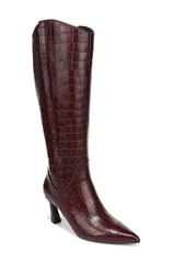 ナチュライザー レディース シューズ ブーツ・レインブーツ Naturalizer Emily Pointed Toe Knee High Boot Cranberry Red レッドのサムネイル