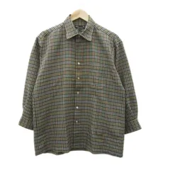 ダックス DAKS ステンカラージャケット 上着 ミドル丈 L ベージュ チェック柄 /SM2 ■ECE004のサムネイル