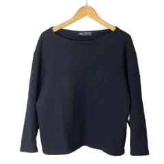 セントジェームス SAINT JAMES ウール混 セーター 長袖 ニット 40 紺 ネイビー 72573 W63 レディースのサムネイル