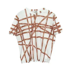 エルメス HERMES 半袖Tシャツ ボルデュックリボン コットン Tシャツ