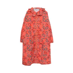 エルメス HERMES Tatersales Long Beach フード付き ナイロン ロングコート メンズ Used Aのサムネイル