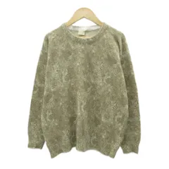 クリッツィア KRIZIA マグリア MAGLIA ニット セーター 42 ベージュ 総柄 ラウンドネック 長袖 /YS6 ■ECC002のサムネイル