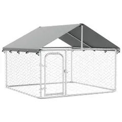 vidaXL 屋外用犬小屋 屋根付き 200x200x150cmのサムネイル
