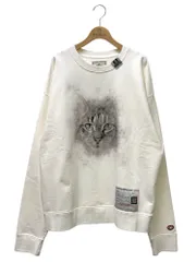 ミハラヤスヒロ Cat Printed Sweatshirt A13PO662  スウェットシャツ 46 ホワイト ワイドシルエット ドロップショルダー ITWRR8DTV4FWのサムネイル