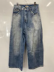 PD228⚫︎mystic⚫︎ミスティック⚫︎パンツ⚫︎ワイド⚫︎デニム⚫︎綿100%⚫︎レディース⚫︎size1⚫︎青のサムネイル