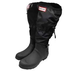 ハンター HUNTER ORIGINAL TALL TRAVEL BOOT オリジナル トール トラベル ブーツ ブラック レディース EUR：37 のサムネイル